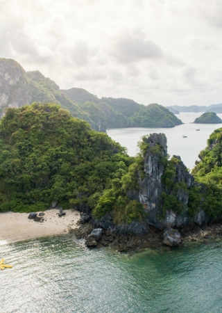 Bai Tu Long bay fly cam